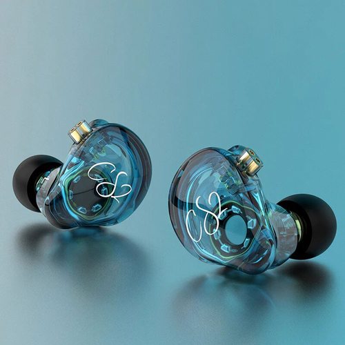 Наушники TRN CS2 (с микрофоном) голубой