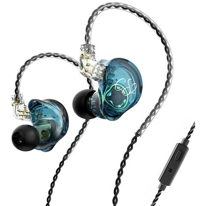 Наушники TRN CS2 (с микрофоном) голубой