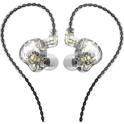 Наушники TRN MT1 с микрофоном (белый)