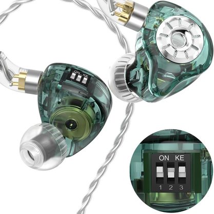 Наушники TRN ST1 Pro без микрофона (зелёный)