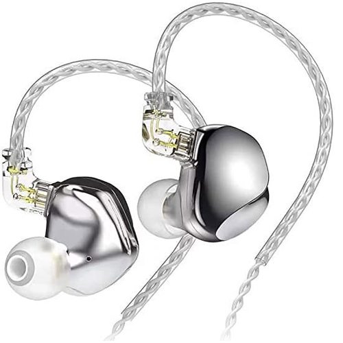 Наушники TRN VX Pro без микрофона (серебристый)