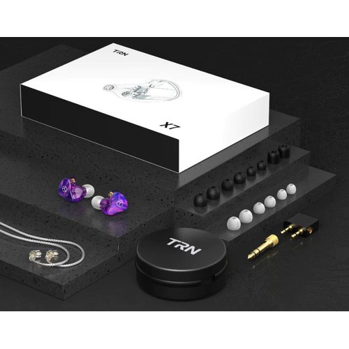 Наушники TRN X7 с микрофоном (черный)