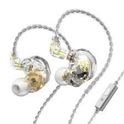 Наушники TRN ST2  с микрофоном (белые)