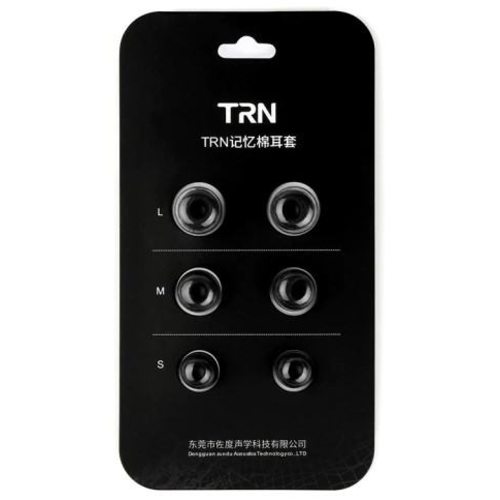 Амбушюры TRN Memory Foam (3 пары, черный)