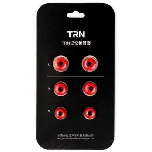 Амбушюры TRN Memory Foam (3 пары, красный)