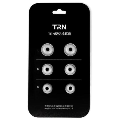 Амбушюры TRN Memory Foam (3 пары, белый)