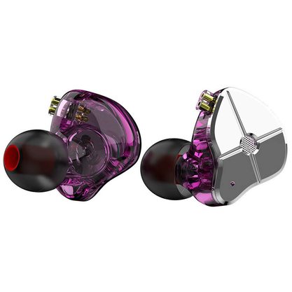 Наушники TRN ST1 с микрофоном (фиолетовый)