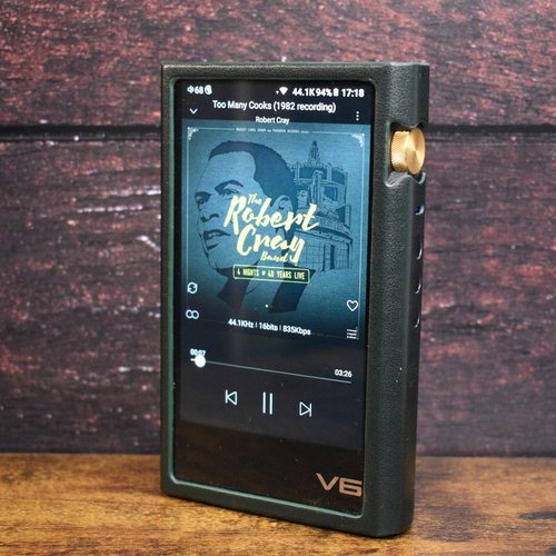 Плеер TempoTec V6 gold wheel (с кожаным чехлом)