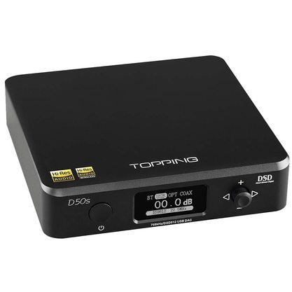 Стационарный усилитель и ЦАП Topping A50S (черный)