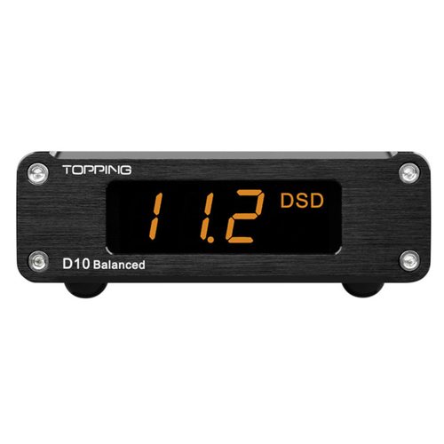 Стационарный усилитель и ЦАП Topping D10 Balanced (черный)