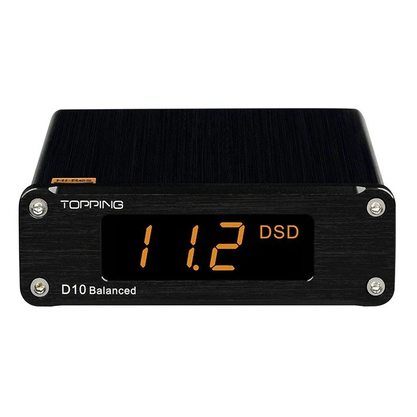 Стационарный усилитель и ЦАП Topping D10 Balanced (черный)