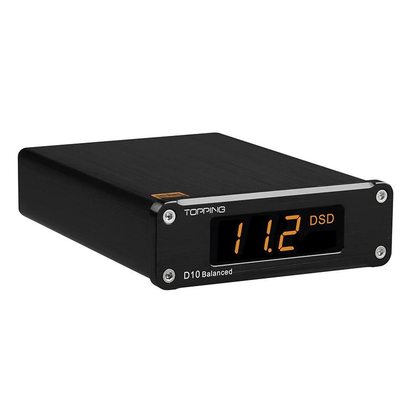 Стационарный усилитель и ЦАП Topping D10 Balanced (черный)