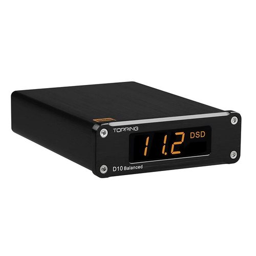 Стационарный усилитель и ЦАП Topping D10 Balanced (черный)