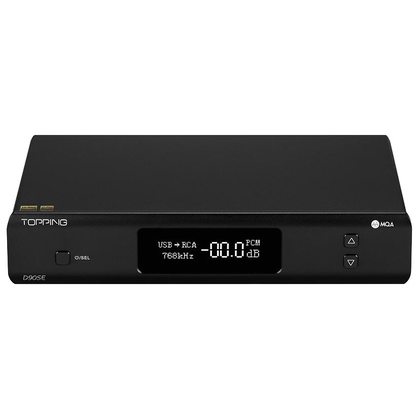 Стационарный усилитель и ЦАП Topping D90SE MQA (черный)