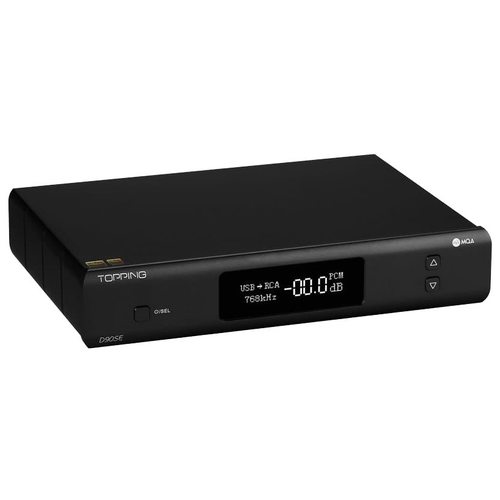 Стационарный усилитель и ЦАП Topping D90SE MQA (черный)