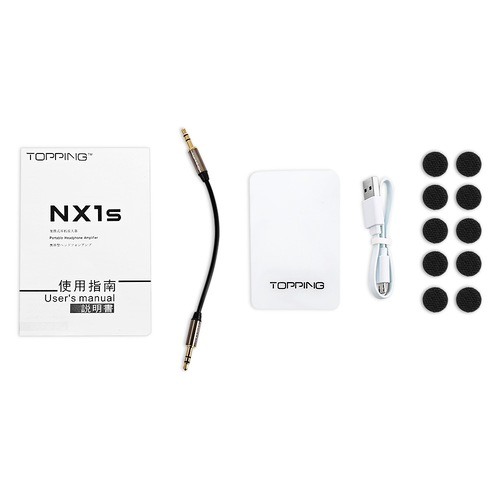 Портативный усилитель и ЦАП Topping NX1S (серебристый)