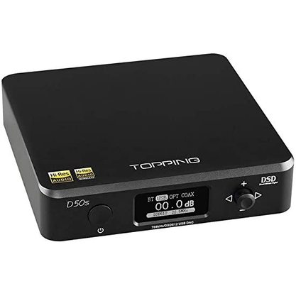 Стационарный усилитель и ЦАП Topping D50s (черный)