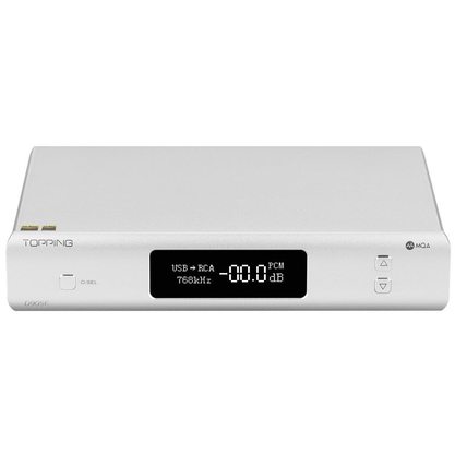 Стационарный усилитель и ЦАП Topping D90SE MQA (серебристый)