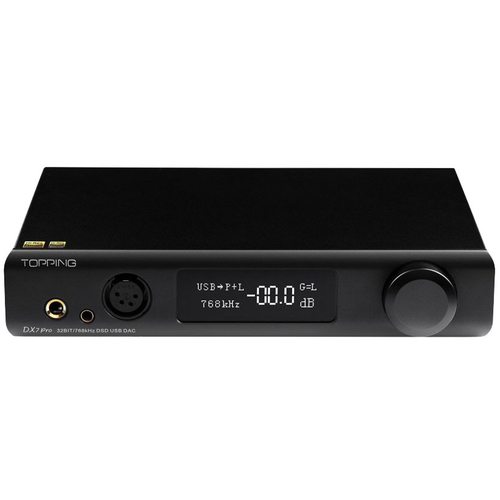 Стационарный усилитель и ЦАП Topping DX7 Pro (черный)