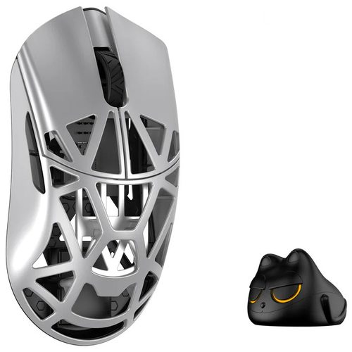 Игровая мышка Wlmouse Beast X Pro Omron Solid Sides (серебристый)
