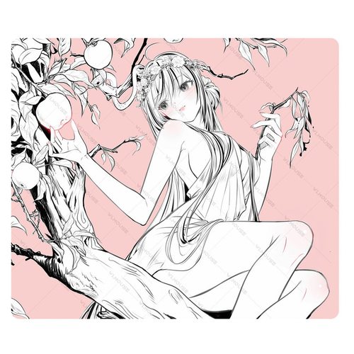 Коврик для мыши Wlmouse Chunhua Control (розовый)