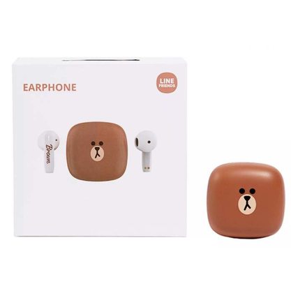 Беспроводные наушники Xiaomi Line Friends LFT09 Brown