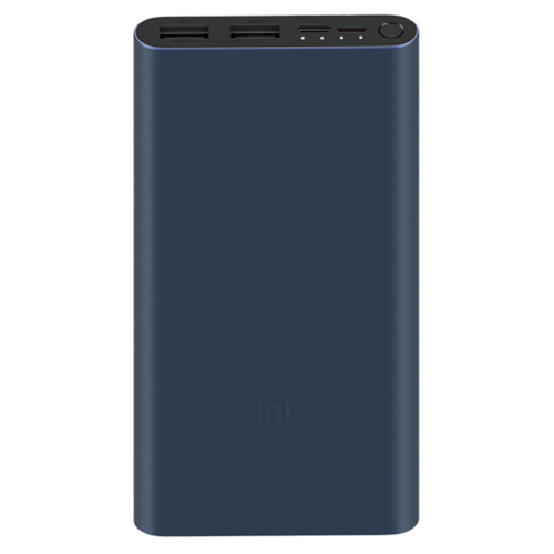 Портативное зарядное устройство (Powerbank) Xiaomi Mi Power Bank 3 10000 mah (черный)