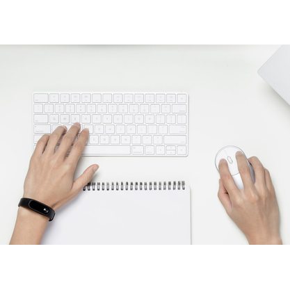 Мышка офисная Xiaomi Mi Portable Mouse (серебристый)