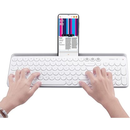 Клавиатура офисная Xiaomi MiiiW Bluetooth Dual Mode (белый)