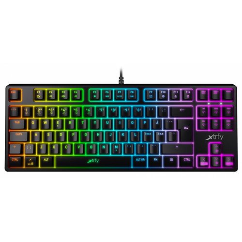 Игровая клавиатура Xtrfy K4 TKL RGB (черный)