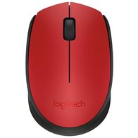 Logitech M170 (красный/черный)