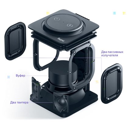 Умная колонка Яндекс Станция Макс YNDX-0008 (красный)