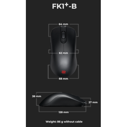 Игровая мышка Zowie FK1+-B (черный)