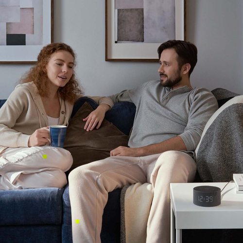 Умная колонка Яндекс Станция Мини 2 с часами YNDX-00020 (черный)