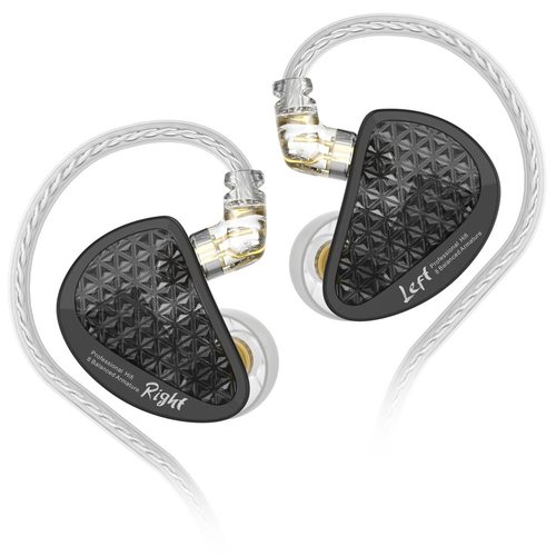 Наушники KZ Acoustics AS16 Pro с микрофоном (черный)