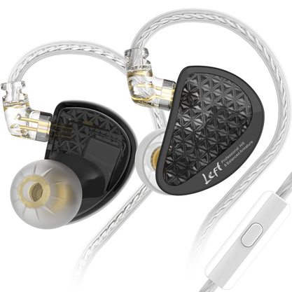 Наушники KZ Acoustics AS16 Pro с микрофоном (черный)