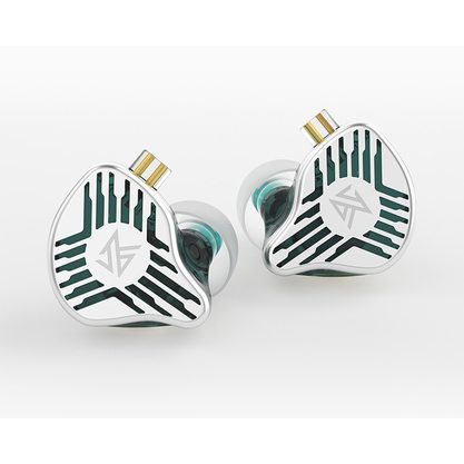 Наушники KZ Acoustics EDS с микрофоном (циан)