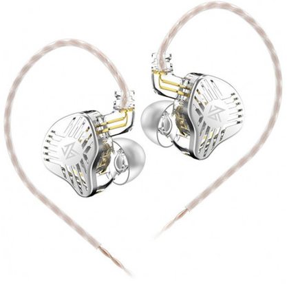 Наушники KZ Acoustics EDS с микрофоном (прозрачные)