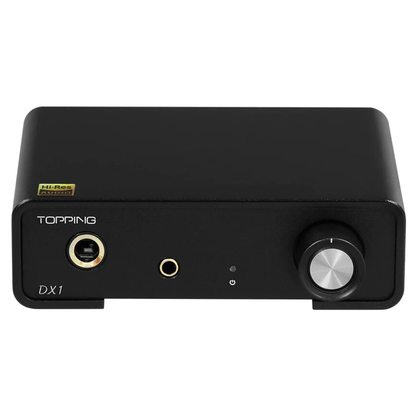 Портативный усилитель и ЦАП Topping DX1 (черный)