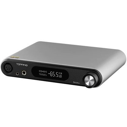 Стационарный усилитель и ЦАП Topping DX7 Pro+ (серебристый)