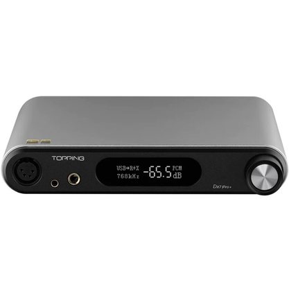 Стационарный усилитель и ЦАП Topping DX7 Pro+ (серебристый)