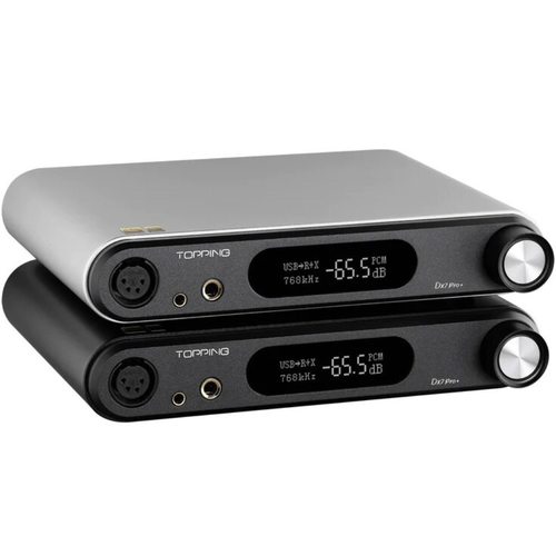 Стационарный усилитель и ЦАП Topping DX7 Pro+ (черный)