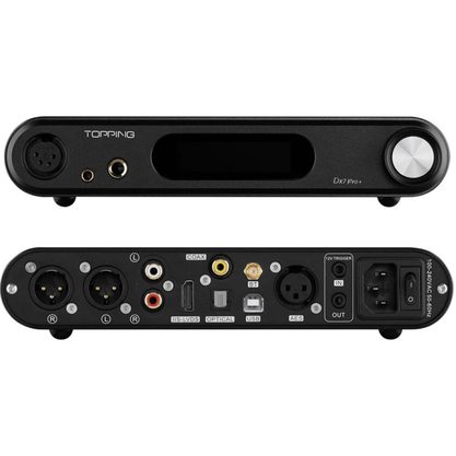 Стационарный усилитель и ЦАП Topping DX7 Pro+ (черный)