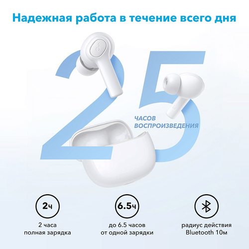 Беспроводные наушники Anker Soundcore Life Note i (R100) (белый)