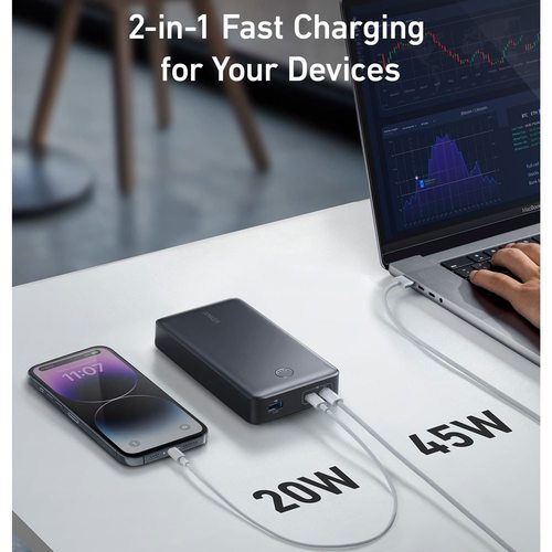 Портативное зарядное устройство (Powerbank) Anker 537 Powerbank (PowerCore 24K 65W) A1379