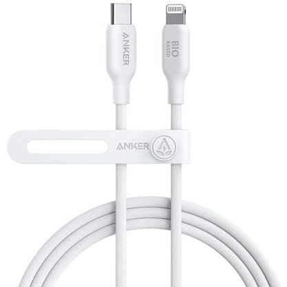 Кабель Anker 543 USB Type-C to Lightning Cable Bio-Based (белый)