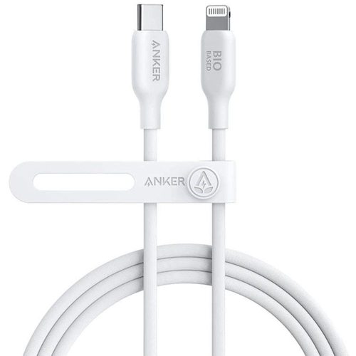 Кабель Anker 543 USB Type-C to Lightning Cable Bio-Based (белый)