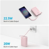 Anker A1647 20000mAh 22.5W with Built-In (розовый)
