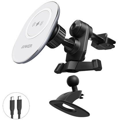 Зарядное устройство Anker PowerWave Magnetic Car Charging Mount (A2931) белый