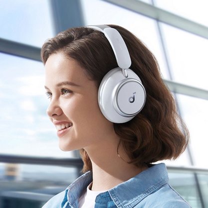 Беспроводные наушники Anker Soundcore Space Q45 (белый)